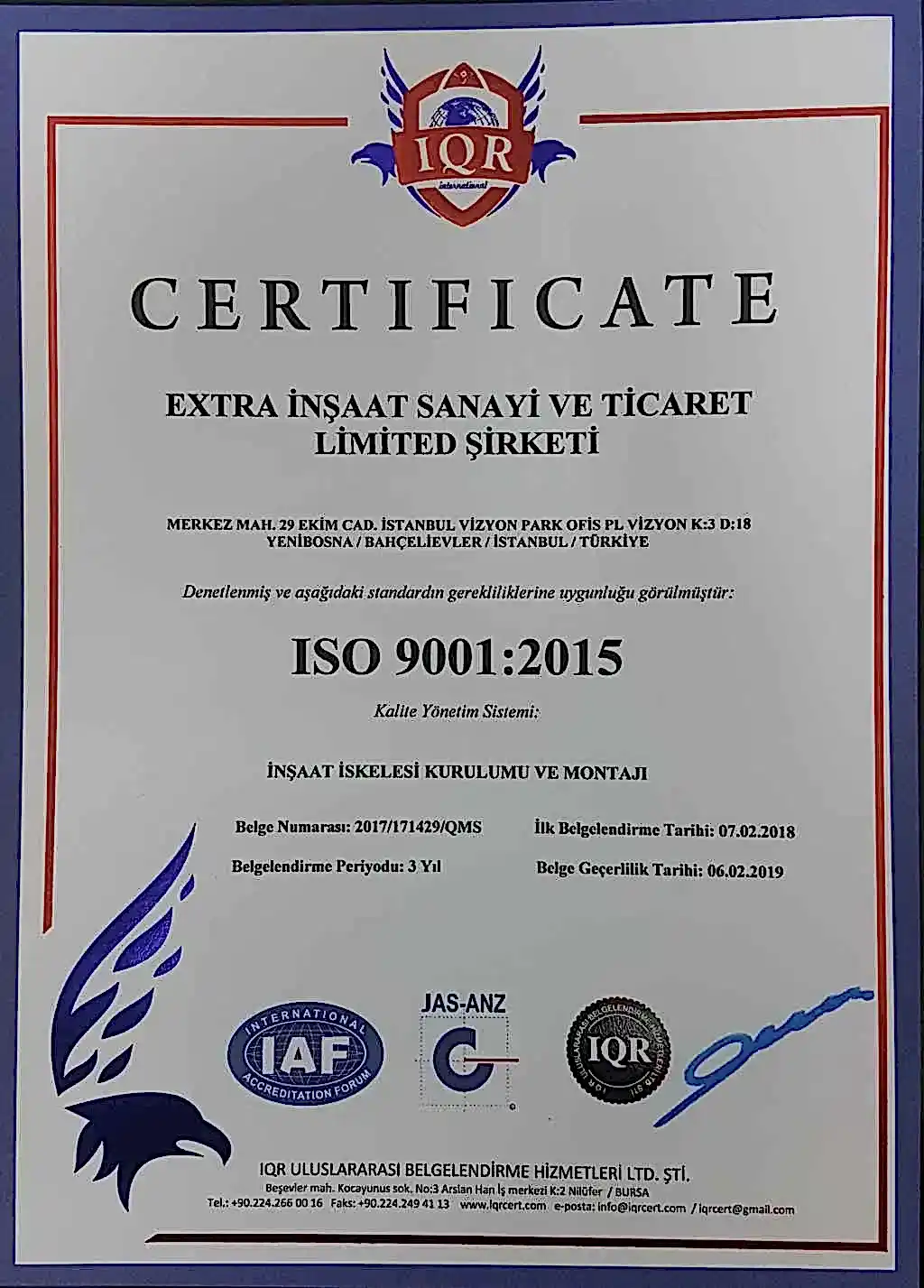 ISO 9001:2015